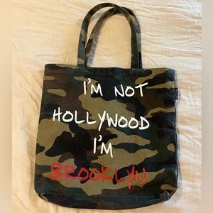 Jcrew “I’m not Hollywood, I’m Brooklyn” Tote Bag.